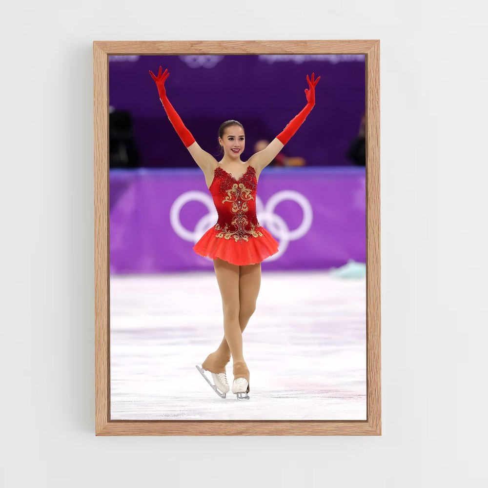 Poster La Danse des Glaces – affiche Patinage artistique (vue 4)